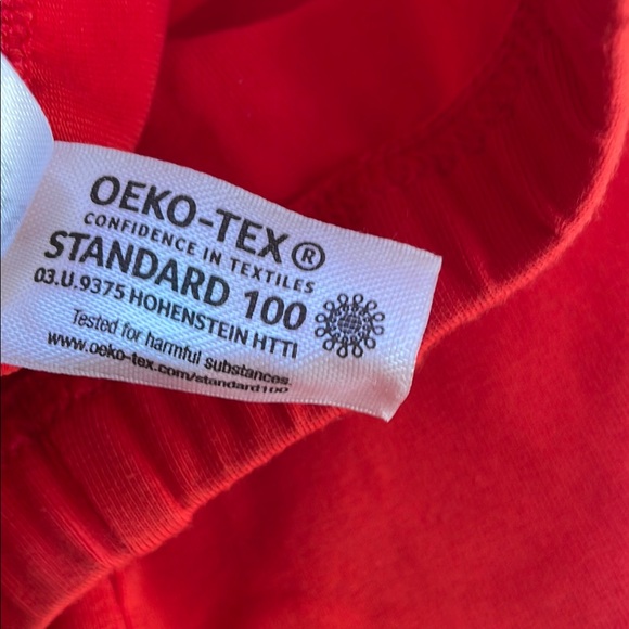 Hanna Andersson - Bright Basics Leggings in Tomato - Picture 4 of 9